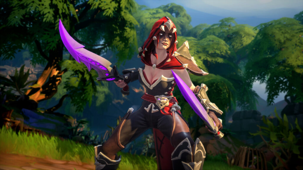close up of customized gear character in Fellowship