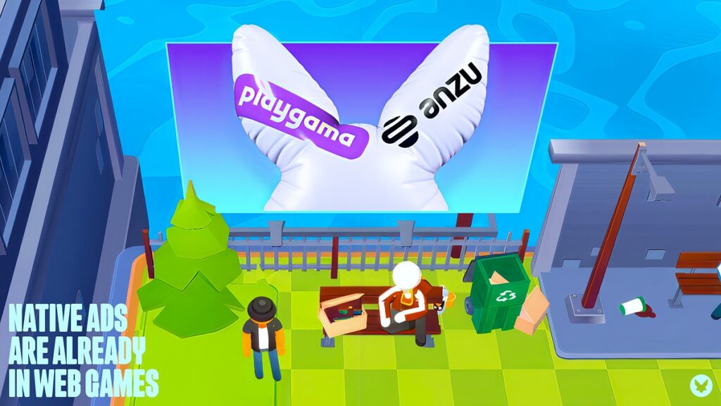 Playgama and Anzu bring real-world ads to Web games