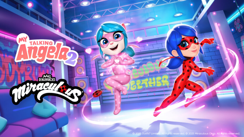 Outfit7 reveals My Talking Angela 2’s crossover with Miraculous