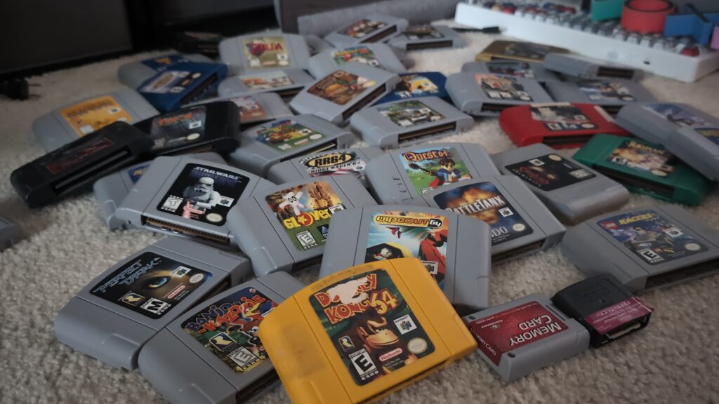 Nintendo 64 game collection