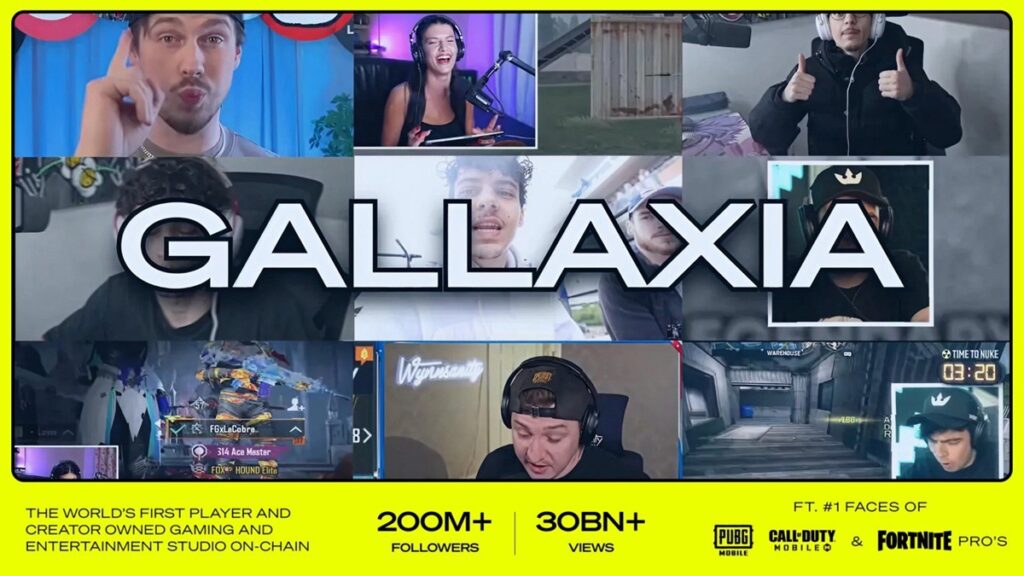 Gallaxia is a player-owned game studio run by 50+ top creators