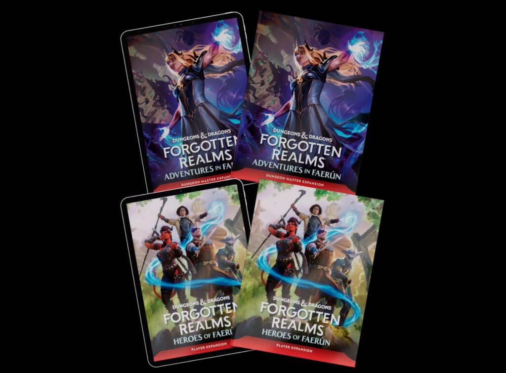 The latest books on the Forgotten Realms. Source: Wizards of the Coast