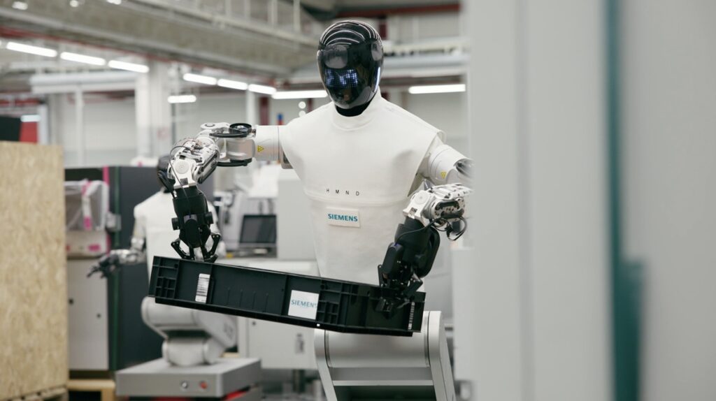 Humanoid and Siemens complete test of humanoid robots in factory logistics