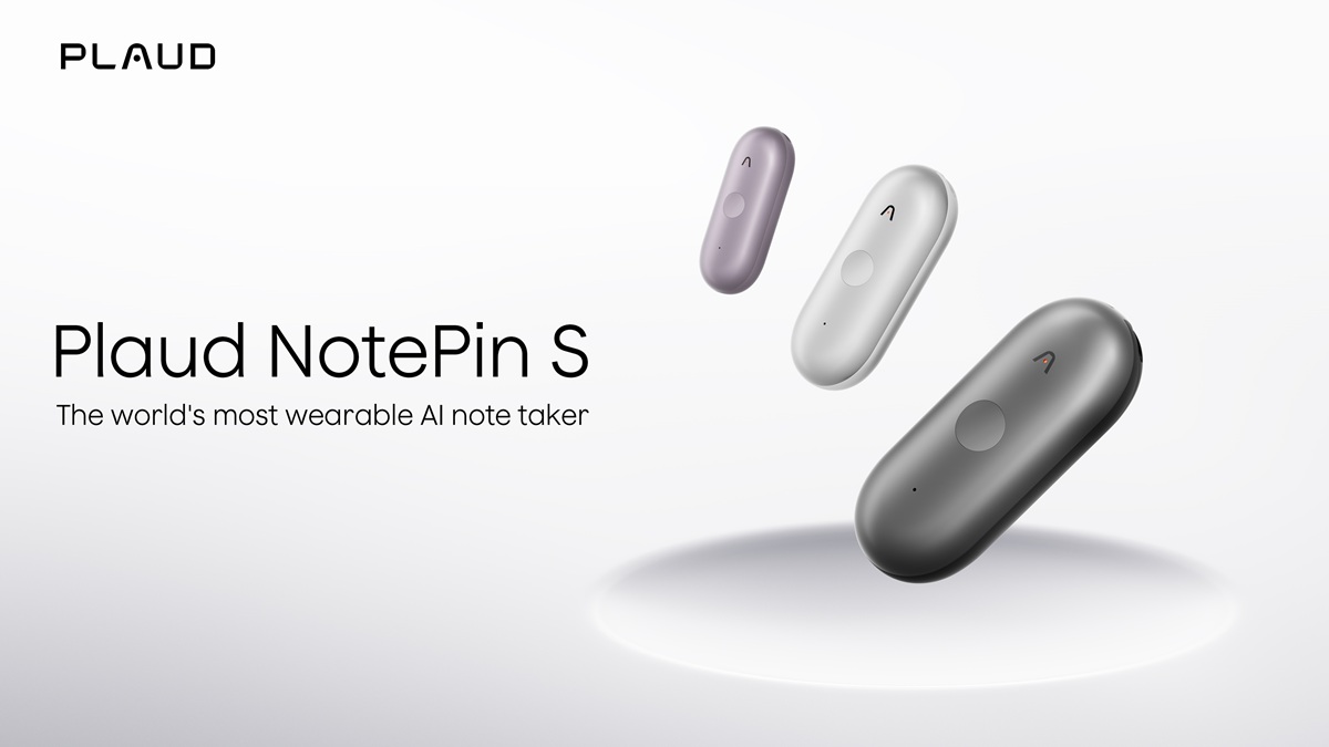 Plaud unveils AI note-taking Note-Pin S and Plaud Desktop - GamesBeat