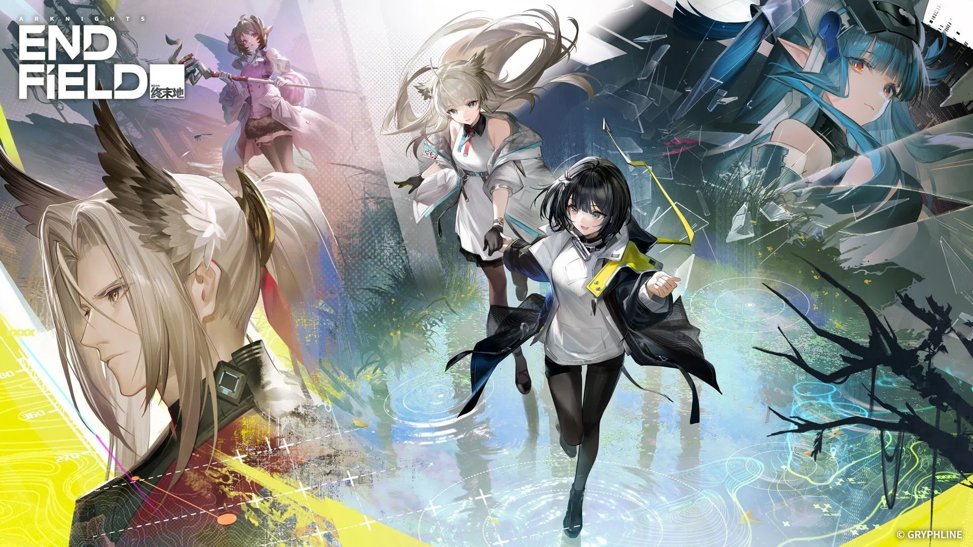 arknights endfield character collage image