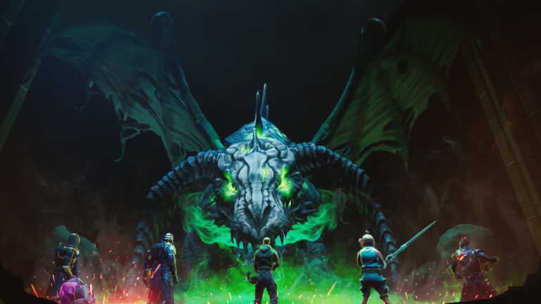 DnD Zombie Dragon Adventure in Fortnite.