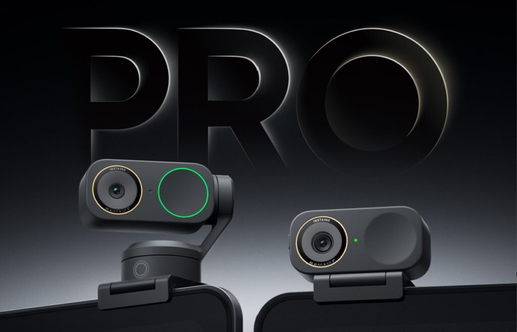 Insta360 launches two AI 4K webcams for pro video and audio