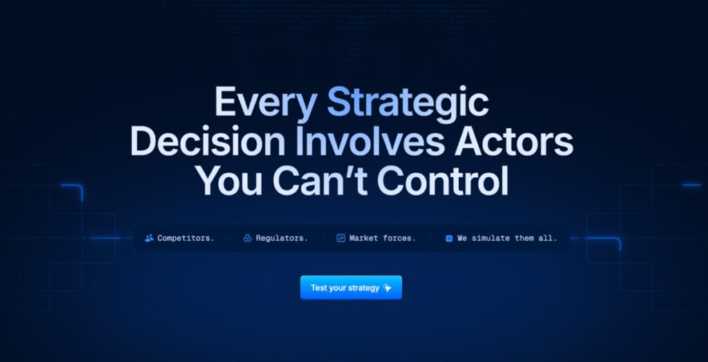 Principle raises $2M to bring war-like simulations to corporate boardroom strategy | exclusive