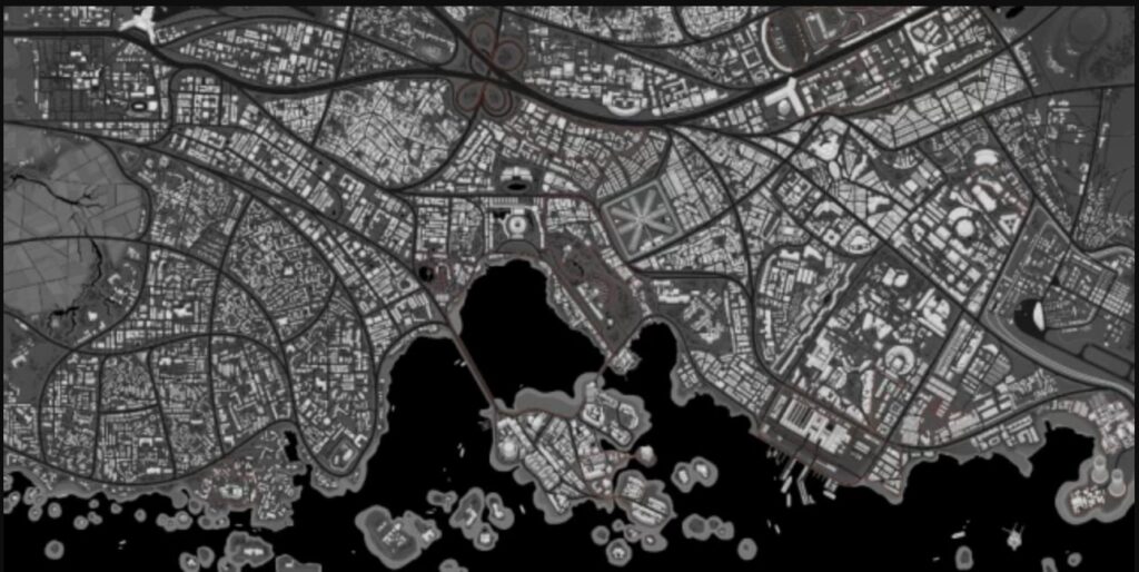 The city map in Torn.