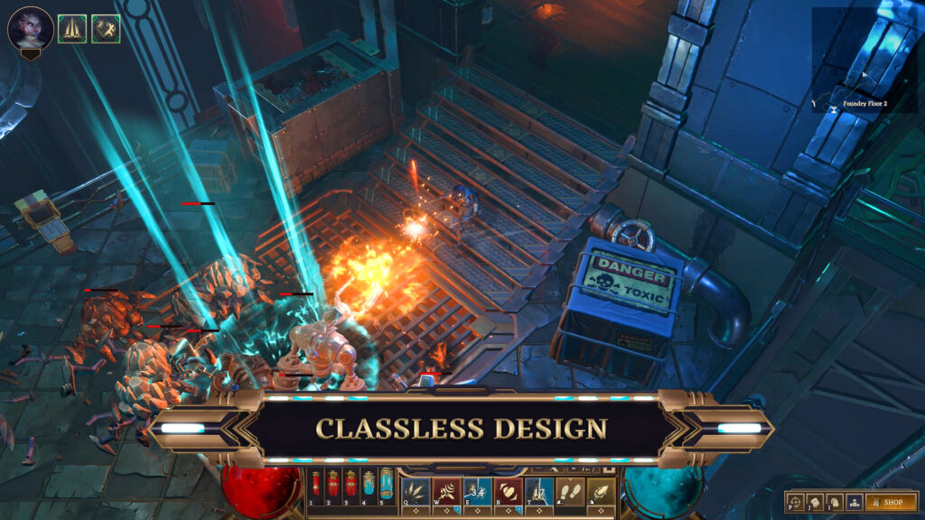 Crystalfall gameplay screenshot