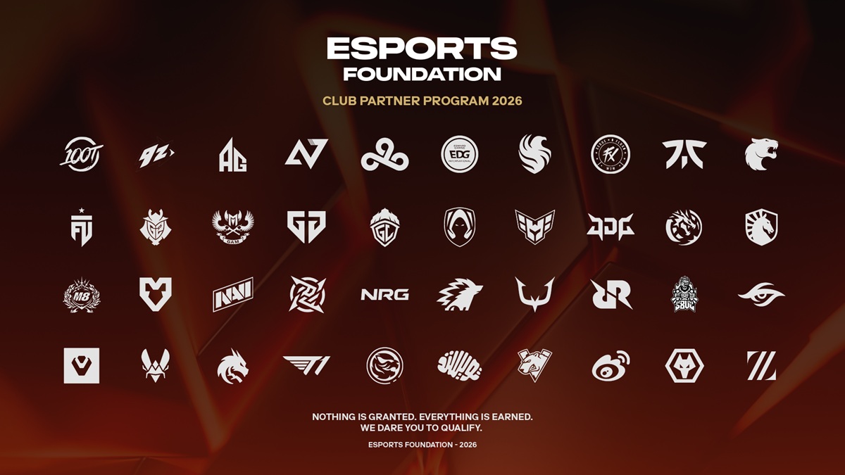 Esports Foundation selects 40 esports clubs for $20M club partner program