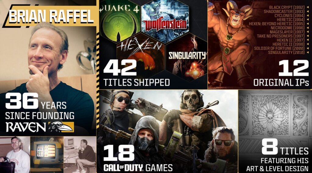 Cofounder Brian Raffel retires from Call of Duty studio Raven Software