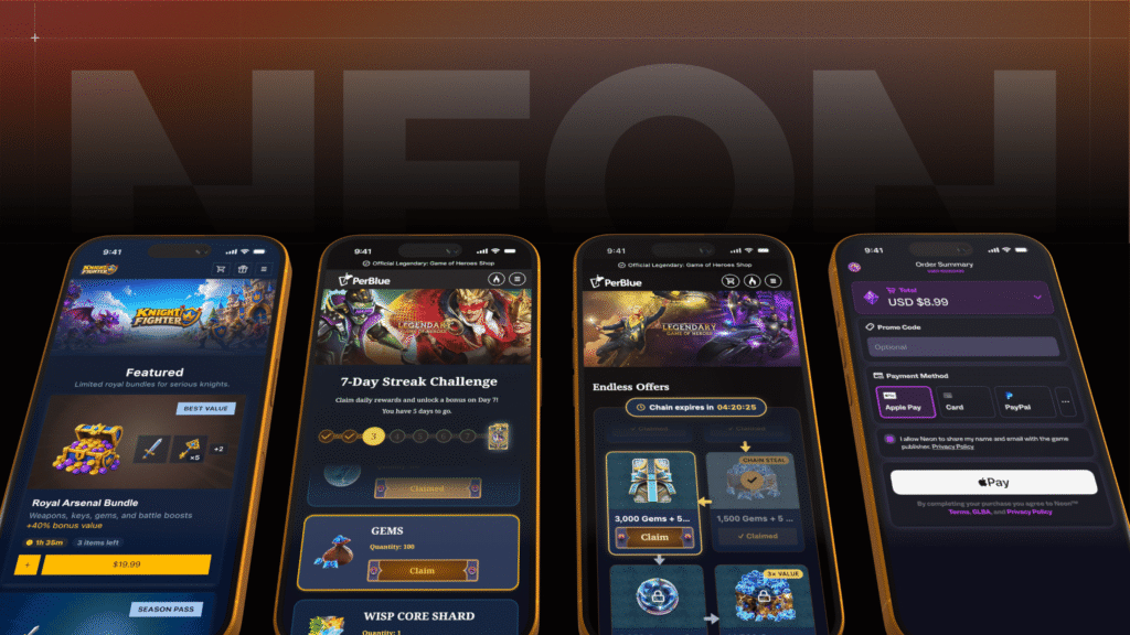 Neon raises $13M Series A to expand direct-to-consumer commerce for games | exclusive