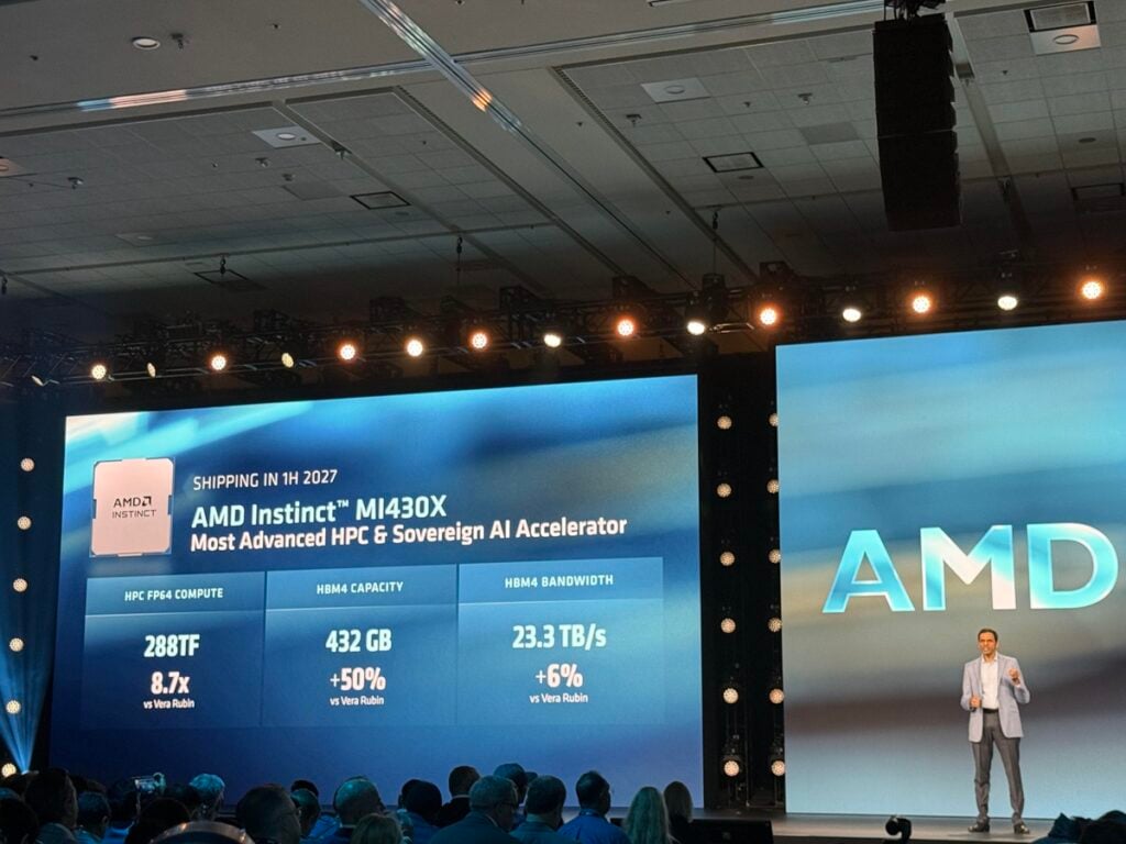 AMD unveils Instinct MI430X GPU for AI supercomputing