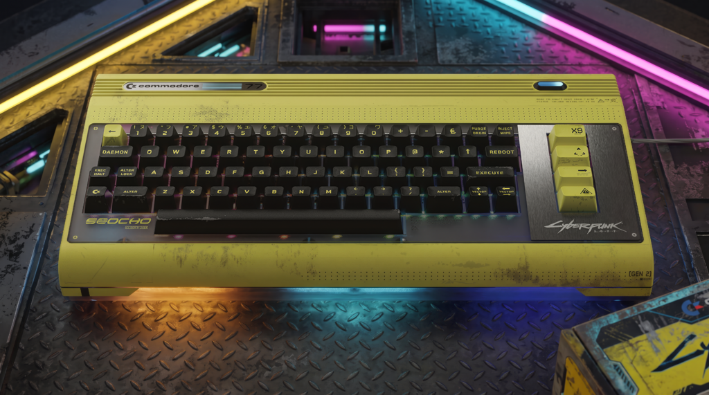 Commodore announces Cyberpunk 2077 hardware collaboration with CD Projekt Red