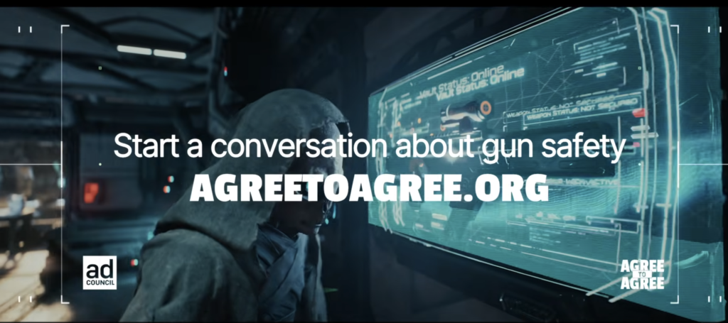Ad Council brings gun safety PSA into gaming for first time with ‘Agree to Agree’ campaign