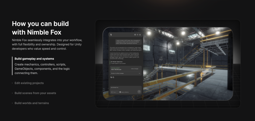 Nimble Fox launches AI tool for building Unity games worldwide