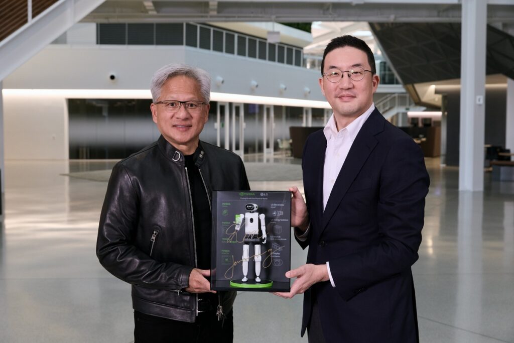 LG moves ahead on next-generation walking humanoid robot with Nvidia tech