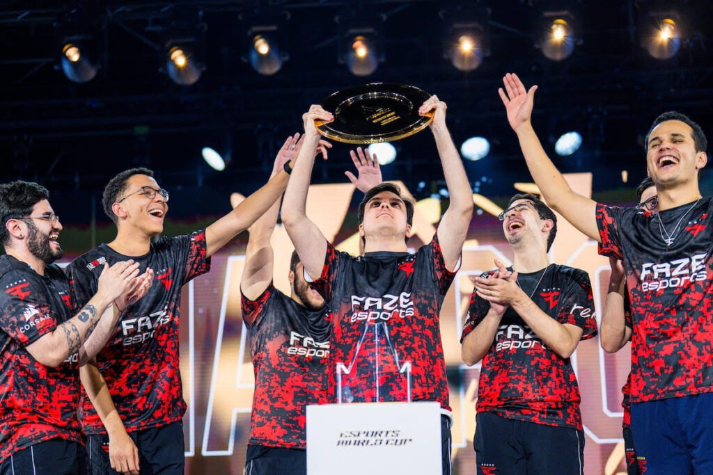 FaZe Clan takes trophy for Rainbow 6 Siege at Esports World Cup