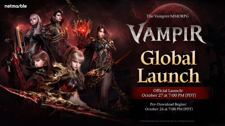 Netmarbkle Netmarble confirms October 27 global launch date for undead MMO Vampir ...