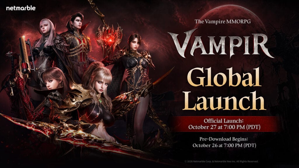 Netmarble confirms October 27 global launch date for undead MMO Vampir