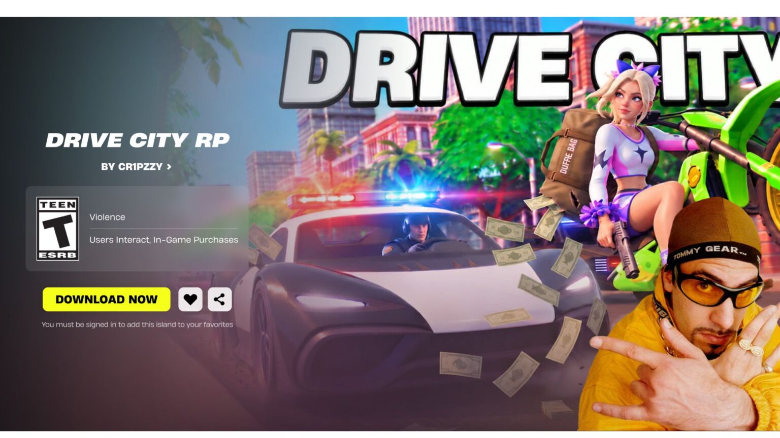 Ali G makes his Fortnite debut with a speaker van and a plan to get ...